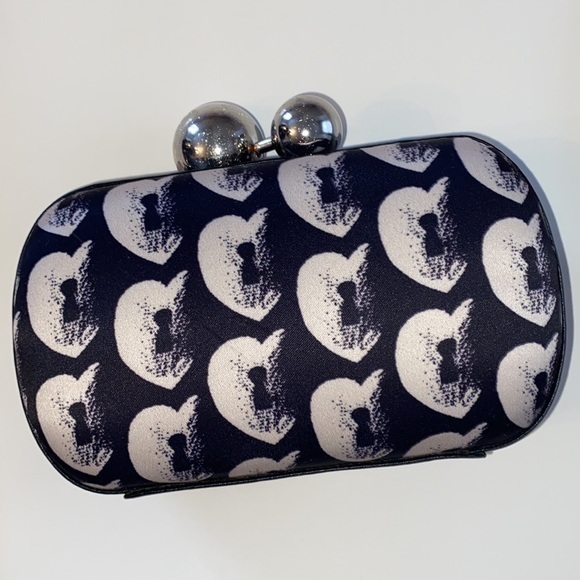 DVF Sphere Miniaudiere Print Satin - Picture 1 of 16